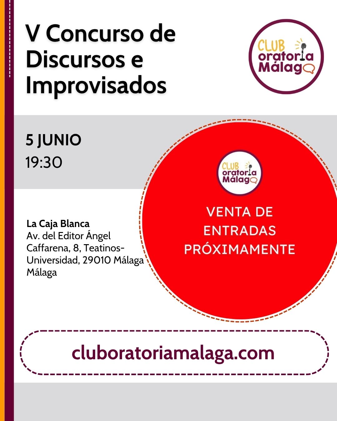 V Consurso de Discursos e Improvisados